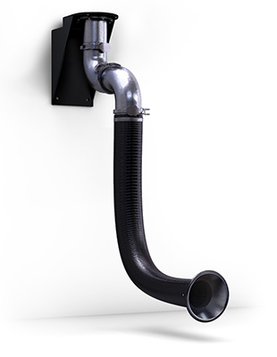 Extractor de humos de pared