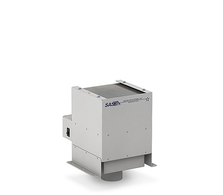Extractor de humos láser montado